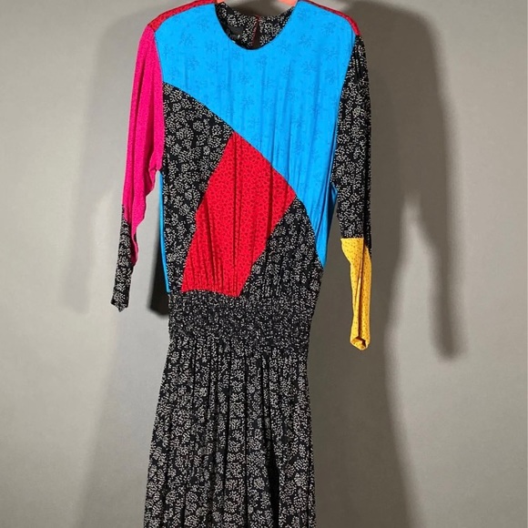 Veg Carole Little Parchwork Dress - Picture 1 of 6